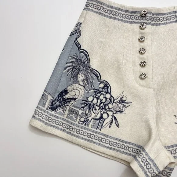 Alemais Linen Villa Shorts - Picture 5 of 11